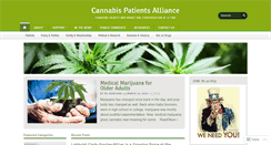 Desktop Screenshot of cannabispatientsalliance.org