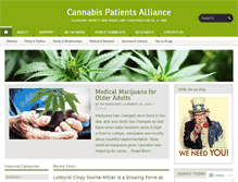 Tablet Screenshot of cannabispatientsalliance.org
